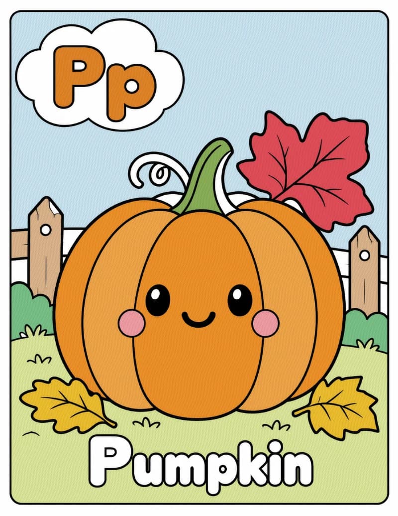 Pumpkin, colored