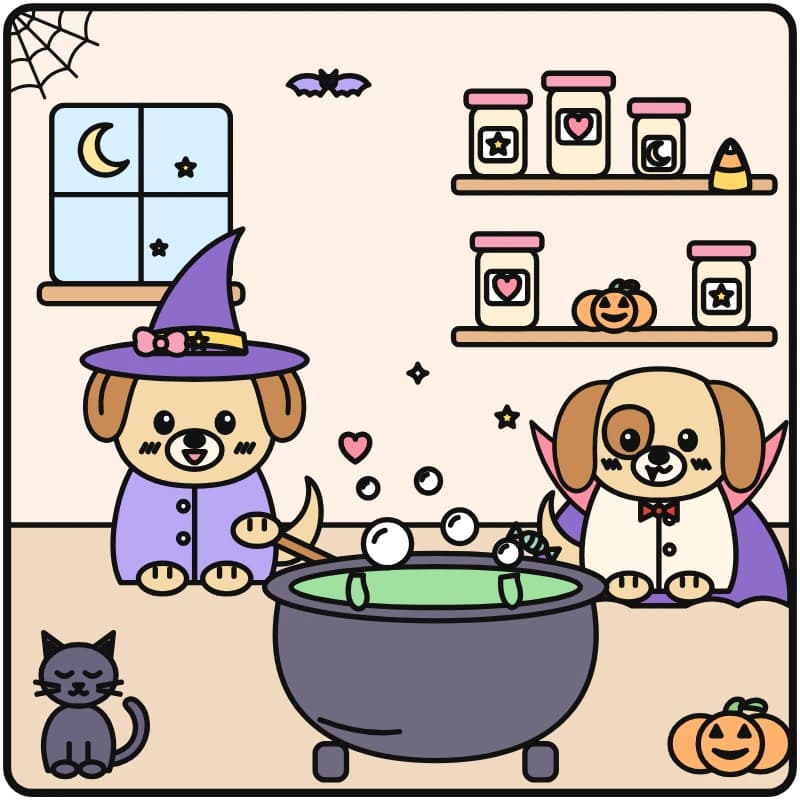 Making Potion Soup, colored